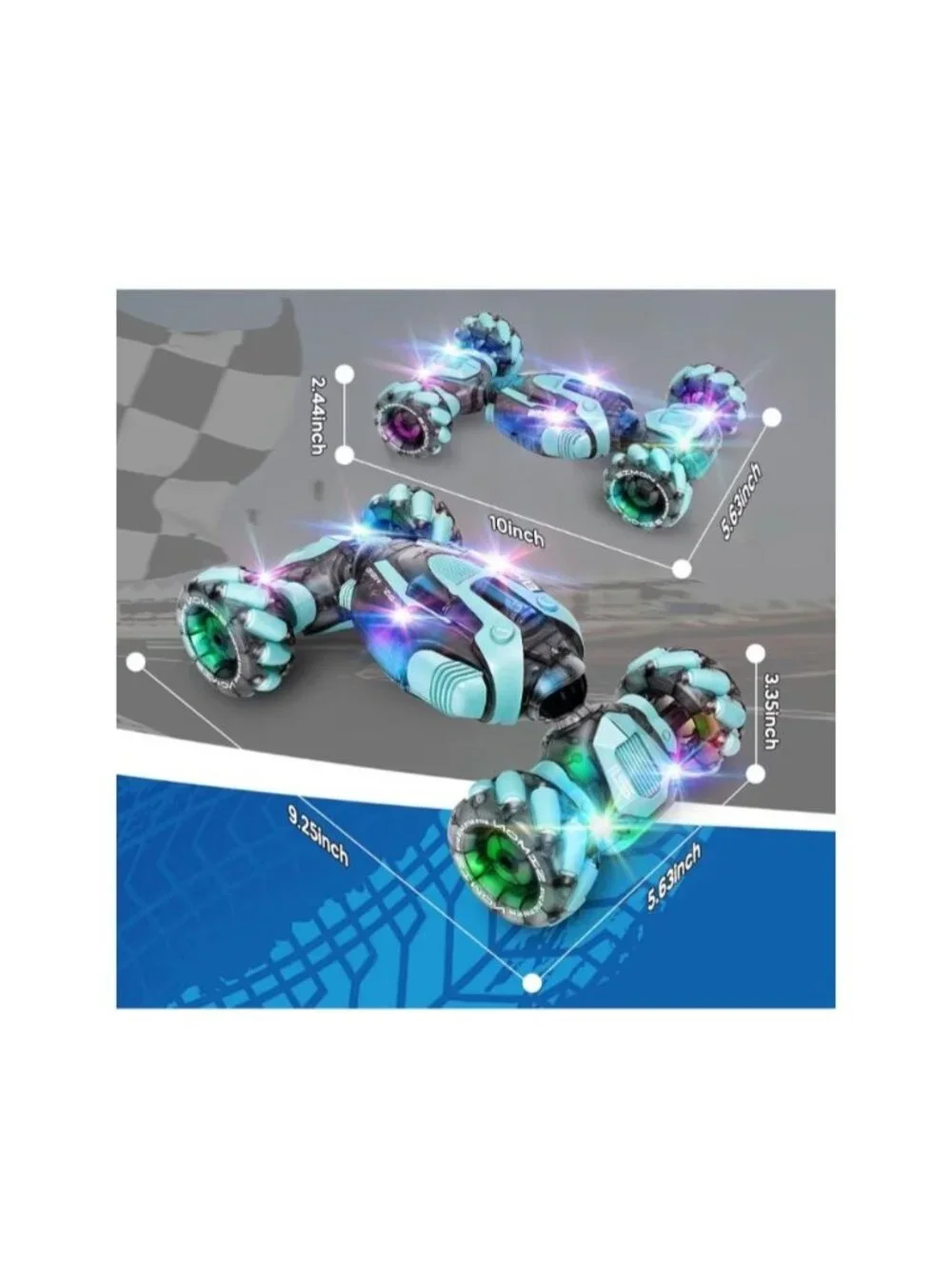 Gesture Sensing RC Stunt Car 360° Rotating 4WD All-Terrain Remote Control Car